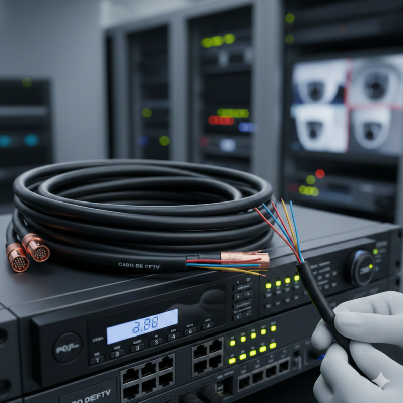 Como Escolher o Cabo de CFTV Ideal para Otimizar Seu Sistema de Segurança