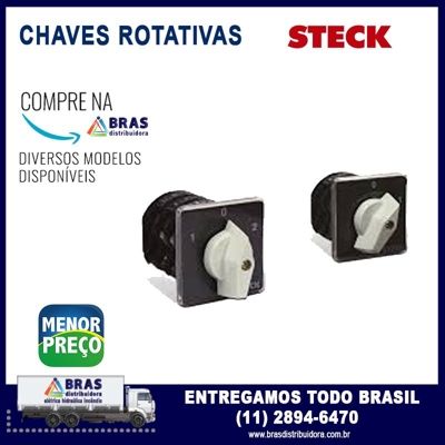 Chave rotativa monofasica