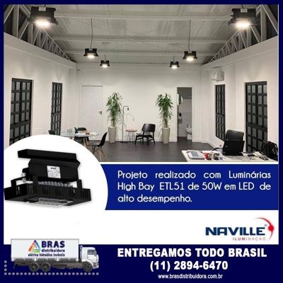 Luminária comercial led