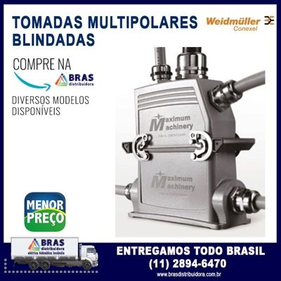 Tomadas multipolares blindadas